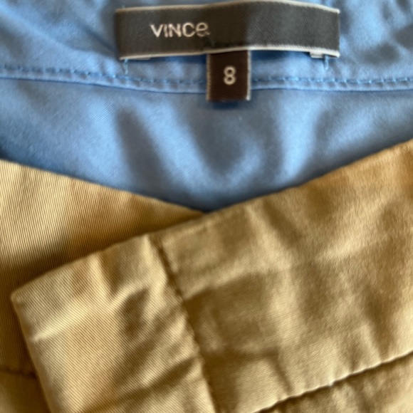 Perfect khaki Vince shorts size 8 - Picture 3 of 3